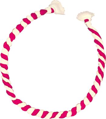 祭り子供用 鉢巻・かぶり・キャップ アーテック 1471 ねじりはちまき 白／ピンク 祭り用品jp
