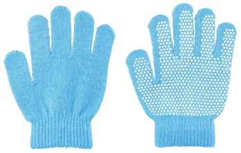 キッズ・園児 手袋 アーテック 14804 カラーのびのび手袋 すべり止め付 青 作業服JP
