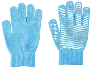 キッズ・園児 手袋 アーテック 14808 カラーのびのび手袋 大 すべり止め付 青 作業服JP