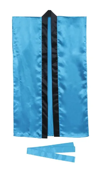 キッズ・園児 ハッピ アーテック 14846 ソフトサテンロングハッピ J 青 （ハチマキ付） 作業服JP