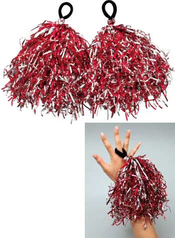 キッズ・園児 その他 アーテック 1588 ハンドフリーポンポン（2個組）レッドシルバー 作業服JP