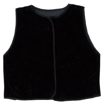 キッズ・園児 キッズ（子供用） アーテック 18286 ベロアベスト Cサイズ 黒 作業服JP