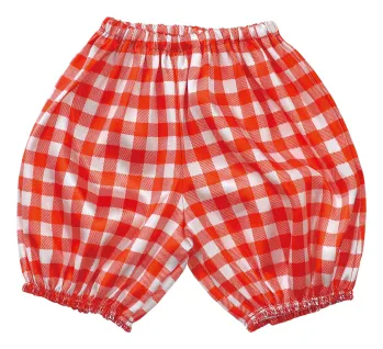 キッズ・園児 キッズ（子供用） アーテック 18316 ソフトサテンかぼちゃパンツ（ギンガム）Cサイズ レッド 作業服JP
