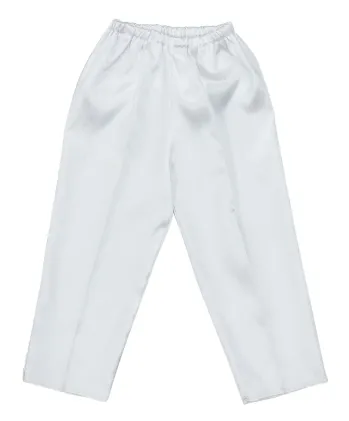 キッズ・園児 キッズ（子供用） アーテック 18351 ソフトサテンズボン テーパード C 白 作業服JP