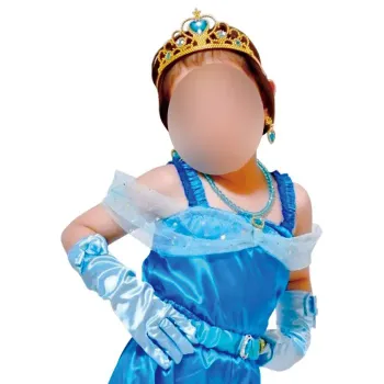 キッズ・園児 キッズ（子供用） アーテック 18722 ソフトサテン オフショルダーシャツ C 青 作業服JP