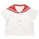 作業服JP キッズ・園児 キッズ（子供用） アーテック 18852 ソフトサテン セーラー服 C 赤