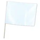 アーテック 18893 サテン特大旗 ホワイト 旗:W80×H60ｃｍ 旗竿:100ｃｍ（φ12ｍｍ） 集団行動で映える特大サイズのサテン製カラーフラッグ！光沢のあるサテン製カラーフラッグシリーズの特大旗です。持ち手の直径が12mmのタイプです。運動会のダンスや集団行動、応援などで活躍するアイテムです。※お使いのモニター設定、お部屋の照明等により実際の商品と色味が異なる場合がございます。