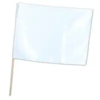 アーテック 18893 サテン特大旗 ホワイト 旗:W80×H60ｃｍ 旗竿:100ｃｍ（φ12ｍｍ） 集団行動で映える特大サイズのサテン製カラーフラッグ！光沢のあるサテン製カラーフラッグシリーズの特大旗です。持ち手の直径が12mmのタイプです。運動会のダンスや集団行動、応援などで活躍するアイテムです。※お使いのモニター設定、お部屋の照明等により実際の商品と色味が異なる場合がございます。