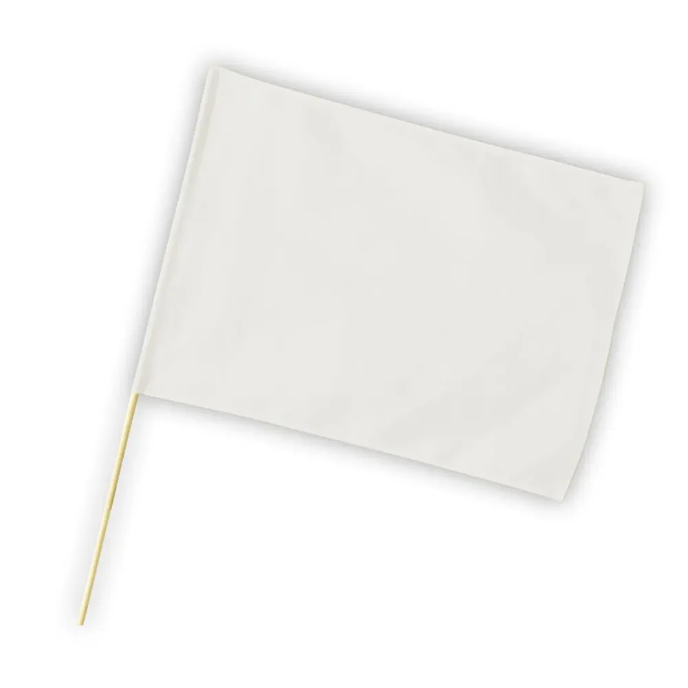 特大旗 白 旗:W80×H60cm 旗竿:100cm（φ12mm） アーテック 18933
