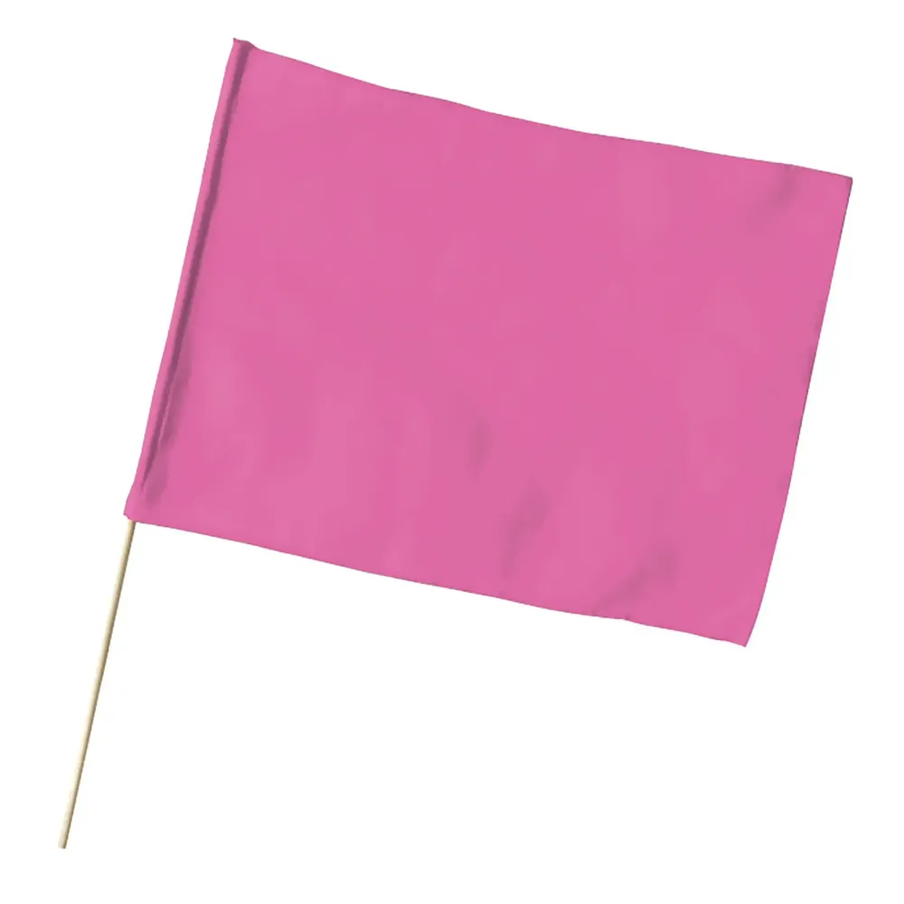 特大旗 桃 旗:W80×H60cm 旗竿:100cm（φ12mm） アーテック 18935