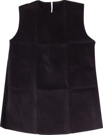 キッズ・園児 半袖ワンピース アーテック 2160 衣装ベース ワンピース（Sサイズ）黒 作業服JP