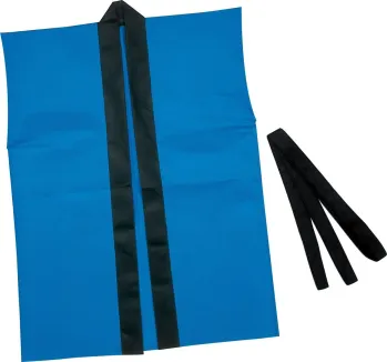 キッズ・園児 ハッピ アーテック 4107 カラー不織布ハッピ 袖なし（子供用S／帯付）青 作業服JP