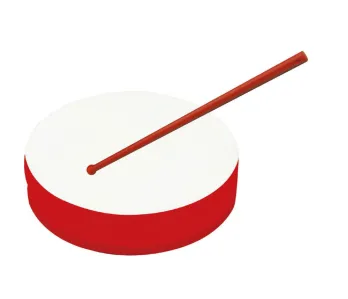 キッズ・園児 太鼓（たいこ） アーテック 4234 シンプルたいこづくり バチ付 作業服JP