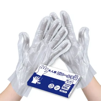 介護用品 その他 アーテック 51222 大人用ビニール手袋100枚／箱入 医療白衣com