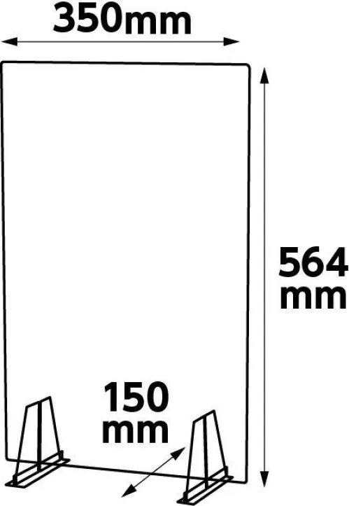 アーテック 51448 飛沫防止パネルパーテーションセット 小 店舗やオフィスのウィルス対策に！2㎜厚高透明度PET製パネルで組立簡単！拡張OK！透明度の高いPET素材でアルコールや洗剤での清拭が可能です。※この商品はご注文後のキャンセル、返品及び交換は出来ませんのでご注意下さい。※なお、この商品のお支払方法は、先振込(代金引換以外)にて承り、ご入金確認後の手配となります。 サイズ／スペック