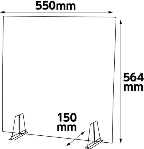 アーテック 51449 飛沫防止パネルパーテーションセット 大 店舗やオフィスのウィルス対策に！2㎜厚高透明度PET製パネルで組立簡単！拡張OK！透明度の高いPET素材でアルコールや洗剤での清拭が可能です。※この商品はご注文後のキャンセル、返品及び交換は出来ませんのでご注意下さい。※なお、この商品のお支払方法は、先振込(代金引換以外)にて承り、ご入金確認後の手配となります。 サイズ／スペック