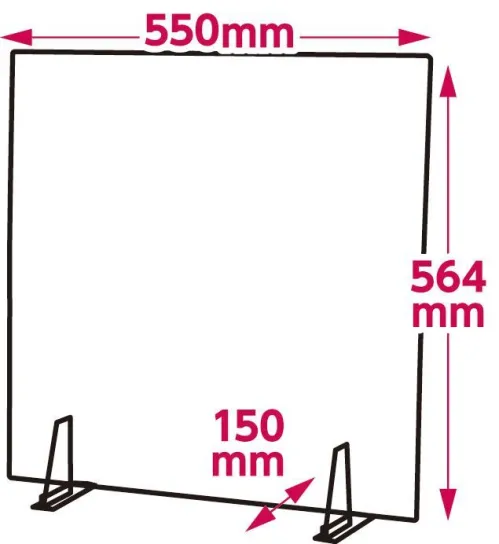 アーテック 51949 飛沫防止パネルパーテーションセット 大 ホワイトR 目隠しやプライバシー保護に最適飲食店やオフィスのカウンターテーブルに透けて見えない仕切り板タイプ、組立簡単、拡張OK※この商品はご注文後のキャンセル、返品及び交換は出来ませんのでご注意下さい。※なお、この商品のお支払方法は、先振込(代金引換以外)にて承り、ご入金確認後の手配となります。 サイズ／スペック