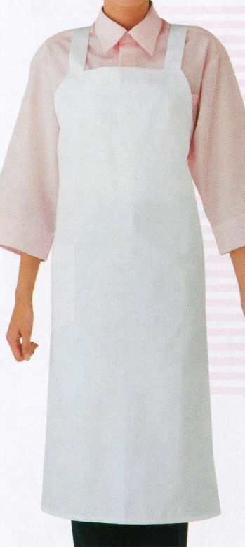 食品工場用 エプロン サカノ繊維 SE58-2 エプロン（タスキ） 食品白衣jp