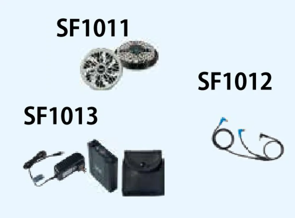 空調服ファンバッテリーセット サカノ繊維 SF1750 食品工場用白衣
