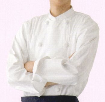 厨房・調理・売店用白衣 長袖コックコート サカノ繊維 SFTW9 コックコート 食品白衣jp