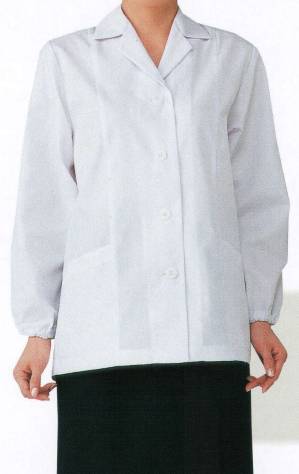 食品白衣jp 女子衿付長袖白衣 サカノ繊維 SKA335 食品白衣の専門店