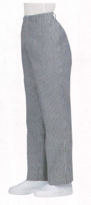 カジュアル パンツ（米式パンツ）スラックス サカノ繊維 SKH480 女子縞パンツ サービスユニフォームCOM