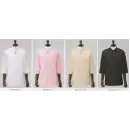 食品白衣jp 厨房・調理・売店用白衣 七分袖シャツ サカノ繊維 SLB910 アゼック 和風コートシャツ・シングル