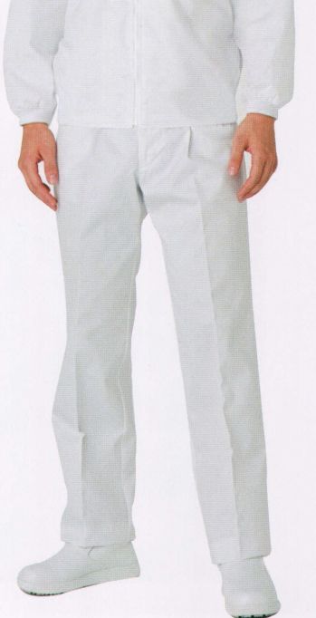 食品工場用 パンツ（米式パンツ）スラックス サカノ繊維 SN8519 男子パンツ 食品白衣jp