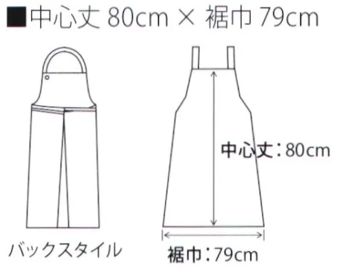 サカノ繊維 SE905 エプロン 抗ウイルス機能繊維加工技術「CLEANSE®（クレンゼ）」を用いた生地を使用。ウイルス対策に頼りになるエプロンです。●POINTO1.繊維上の特定のウイルスの数を99％以上減少。●POINTO2.生乾きの原因の一つといわれる繊維上の細菌の増殖を抑制。●POINTO3.優れた洗濯耐久性※抗ウイルス機能繊維加工技術「CLEANSE®（クレンゼ）」は、固定化抗菌成分「Etak®/イータック」を活用し繊維表面に協力に固定化するクラボウ独自の加工技術です。※固定化抗菌成分「Etak®/イータック」は、広島大学大学院 二川浩樹教授が口腔内の治療や洗浄時に使われている消毒薬をベースに開発した成分です。 サイズ／スペック