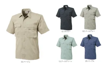 メンズワーキング 半袖シャツ 三愛 403 半袖シャツ 作業服JP