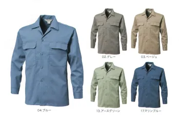 メンズワーキング 長袖シャツ 三愛 74 長袖シャツ 作業服JP