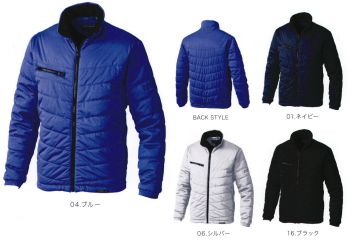 三愛 JA8500 軽量・防風ストレッチ防寒ジャケット ストレッチ素材を使い裏面をコーティングして防風機能を高めています。着やすさと防寒性を両立させたウェアです。