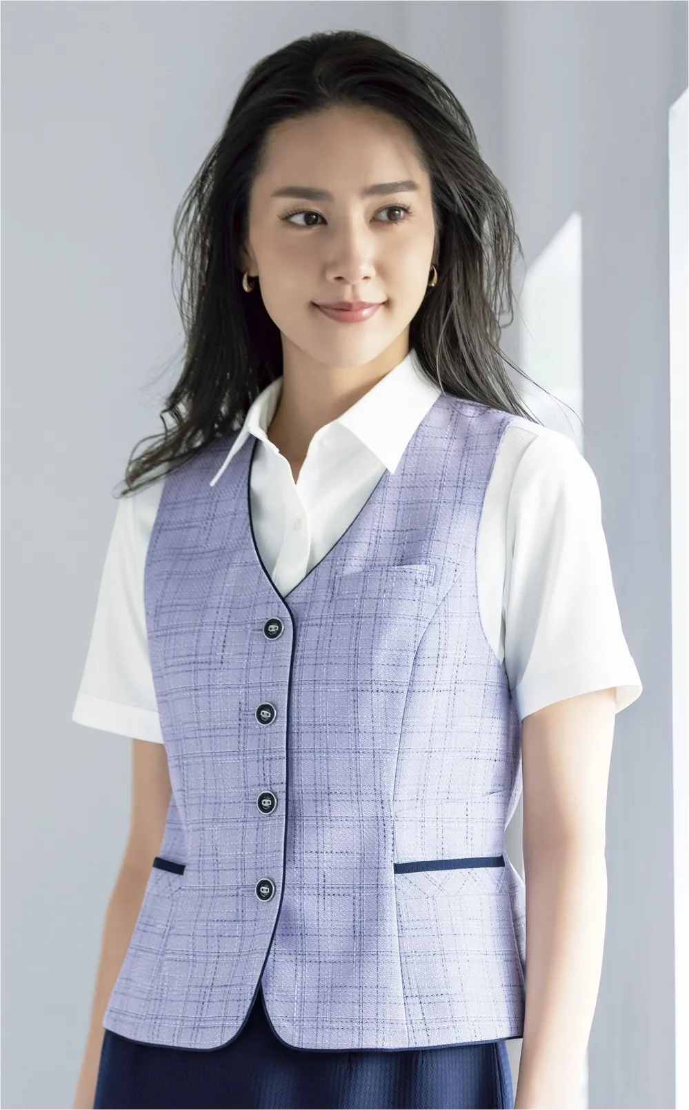 セロリー] 事務服 制服 オフィス ベスト S-04510 S-04516 エレガンス