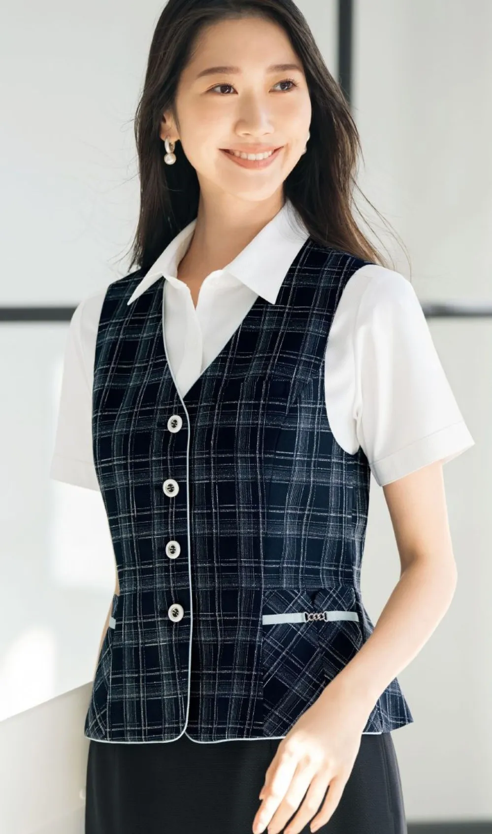ベスト セロリー S-04621 オフィスウェア・ユニフォームの専門店｜事務服JP