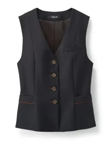 オフィスウェア ベスト セロリー S-04729 ベスト 事務服JP