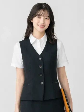 オフィスウェア ベスト セロリー S-04740 ベスト 事務服JP