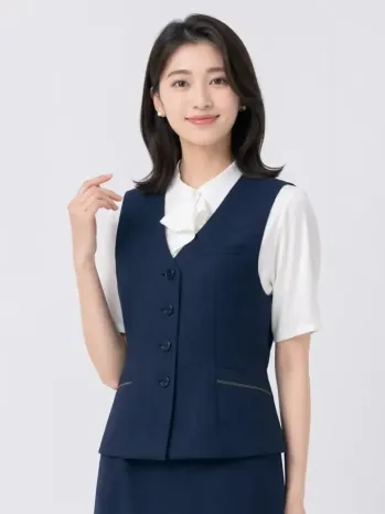 オフィスウェア ベスト セロリー S-04741 ベスト 事務服JP