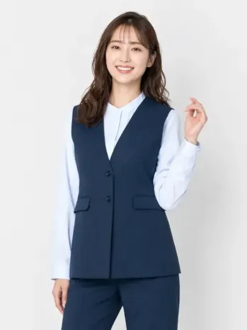 オフィスウェア ベスト セロリー S-04751 ベスト 事務服JP