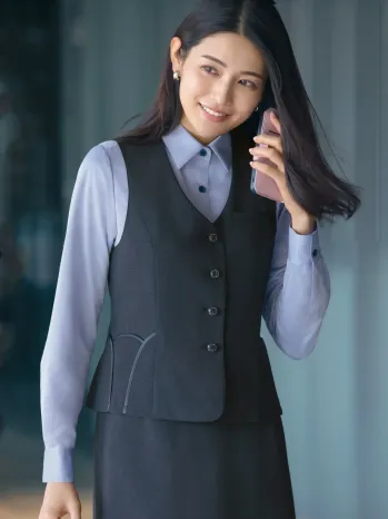 オフィスウェア ベスト セロリー S-04761 ベスト 事務服JP