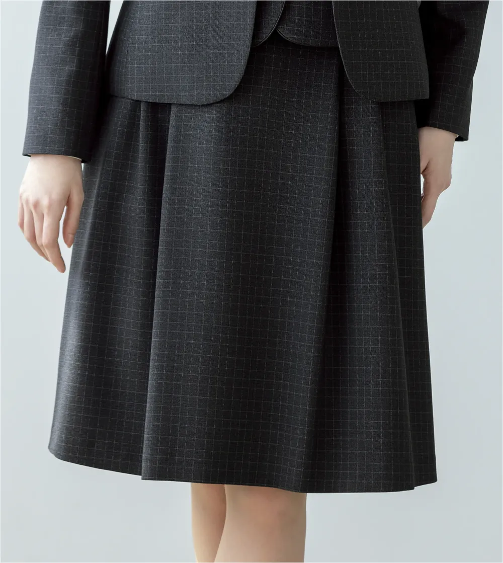 マリーページ タックスカート（57cm丈） セロリー S-12229 オフィスウェア