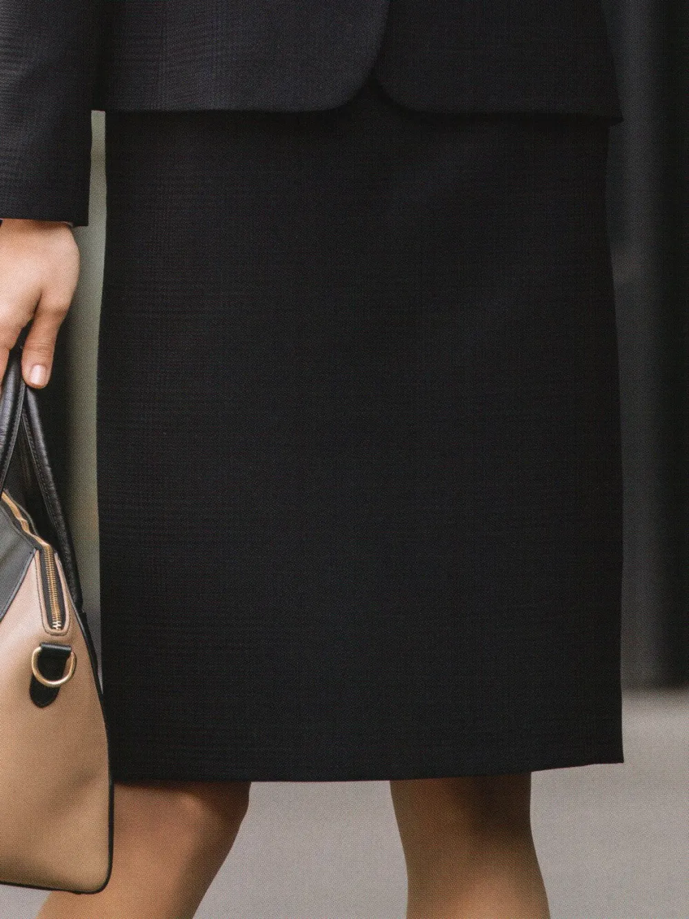 タイトスカート（57cm丈） セロリー S-16930 オフィスウェア