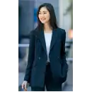 事務服JP オフィスウェア 長袖ジャケット（ブルゾン・ジャンパー） セロリー S-25091 ジャケット