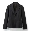 セロリー S-25299 ジャケット S-25299 ジャケット素肌に溶け込む。これまでよりもっと軽く、なめらかに。驚くほど軽やかでストレスフリーな着心地を実現。高機能な4種の糸を使い、奥行きのあるストライプ柄を表現しました。特徴●ストレッチ性、吸水速乾性を兼ね備えた糸を使用●環境に配慮した再生ポリエステル糸を使用●織物の様なストライプ柄を表現したオリジナル素材●軽やかで滑らかな質感が特徴●左襟のフラワーホールは、社章などのバッジを留めるポイントに。●すっきりスムーズに収納できるタテ型内ポケット。●右腰に大きめの内ポケット付き。縫い付け仕様のため重さでポケットが伸びる心配なし。●台襟をなくし襟周りをすっきり軽く、カラークロスを使用することによって美しさときちんと感をキープ。●体型を自然にカバーし、美しく見せるこだわり設計。動きやすさと美しさを両立し、すべてのサイズで快適な着心地を実現。※21・23号は受注生産になります。※受注生産品につきましては、ご注文後のキャンセル、返品及び他の商品との交換、色・サイズ交換が出来ませんのでご注意くださいませ。※受注生産品のお支払い方法は、前払いにて承り、ご入金確認後の手配となります。仕様品番:S-25299品名:ジャケット