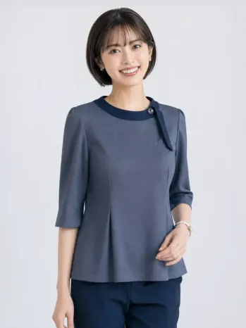 インフォメーション・ショールーム カットソー セロリー S-37351 プルオーバー 事務服JP