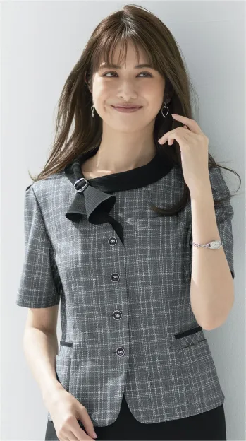事務服JP オーバーブラウス セロリー S-51360 事務服の専門店