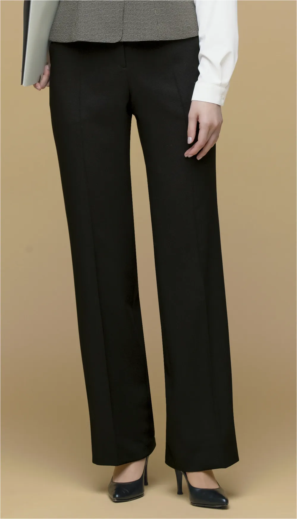 TioTio素材]事務服 制服 オフィス セロリー selery ストレートパンツ S