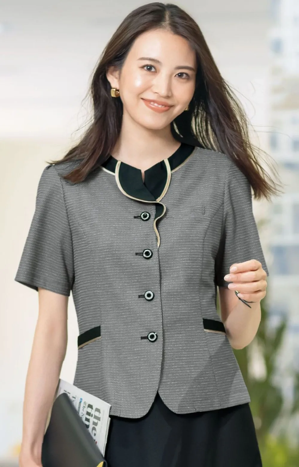 セロリー SELERY 事務服 オーバーブラウス 5047シリーズ 4カラー