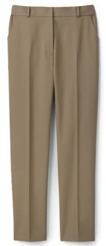 セロリー S-51657 パンツ（テーパードタイプ）（裾上げ済） E:PANTs! テーパードパンツストレッチ素材を使用した快適な着用感と美しいシルエットを両立した女性用オフィスパンツです。裾にかけて細くなるテーパードデザインと、ゴムコムウエストで快適な履き心地を実現。通勤からデスクワークまで1日中快適に過ごせる高機能パンツです。特徴・ウエスト部分のゴム仕様で快適なフィット感を実現・裾にかけて細くなるテーパードシルエットで美しい脚線美を演出・後ろポケットで収納力も確保・裾上げ済みタイプと裾フリータイプから選択可能・オフィスカラーの3色展開で様々なコーディネートに対応仕様・品番:S-51657[ベージュ(裾上げ済み)]・カラー:ベージュ※6号、7号は受注生産になります。※受注生産品につきましては、ご注文後のキャンセル、返品及び他の商品との交換、色・サイズ交換が出来ませんのでご注意ください。※受注生産品のお支払い方法は、前払いにて承り、ご入金確認後の手配となります。
