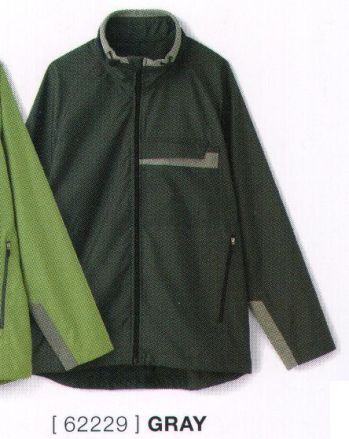 介護衣 カラージャンパー（ジャケット） アイフォリー 62229 ブルゾン 医療白衣com