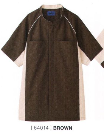介護衣 半袖ジャケット（ブルゾン・ジャンパー） アイフォリー 64014 チュニック 医療白衣com